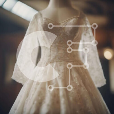 Intra Συλλεκτικό Ξύλινο Παζλ Plywood 4mm - Λευκό νυφικό που εμφανίζεται σε ένα άδειο δωμάτιο Σε Ξύλινο Κουτί - Διαστάσεις: 10x10 cm – 25 κομμάτια - Image 1