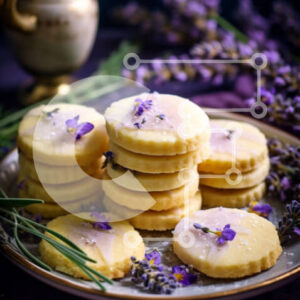 Intra Συλλεκτικό Ξύλινο Παζλ Plywood  4mm - Μπισκότα λεβάντας και τσαγιέρα Σε Ξύλινο Κουτί - Διαστάσεις: 10x10 cm – 25 κομμάτια