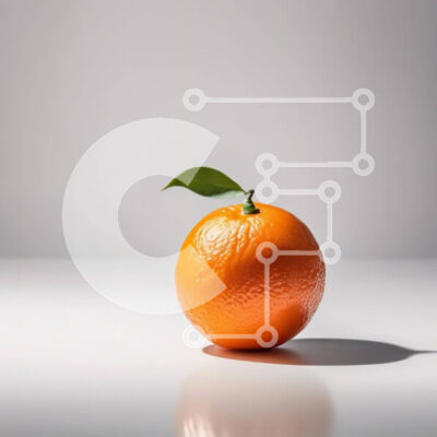 Intra Συλλεκτικό Ξύλινο Παζλ Plywood  4mm - Άγουρο πορτοκαλί σε λευκό τραπέζι Σε Ξύλινο Κουτί - Διαστάσεις: 10x10 cm – 25 κομμάτια - Image 1