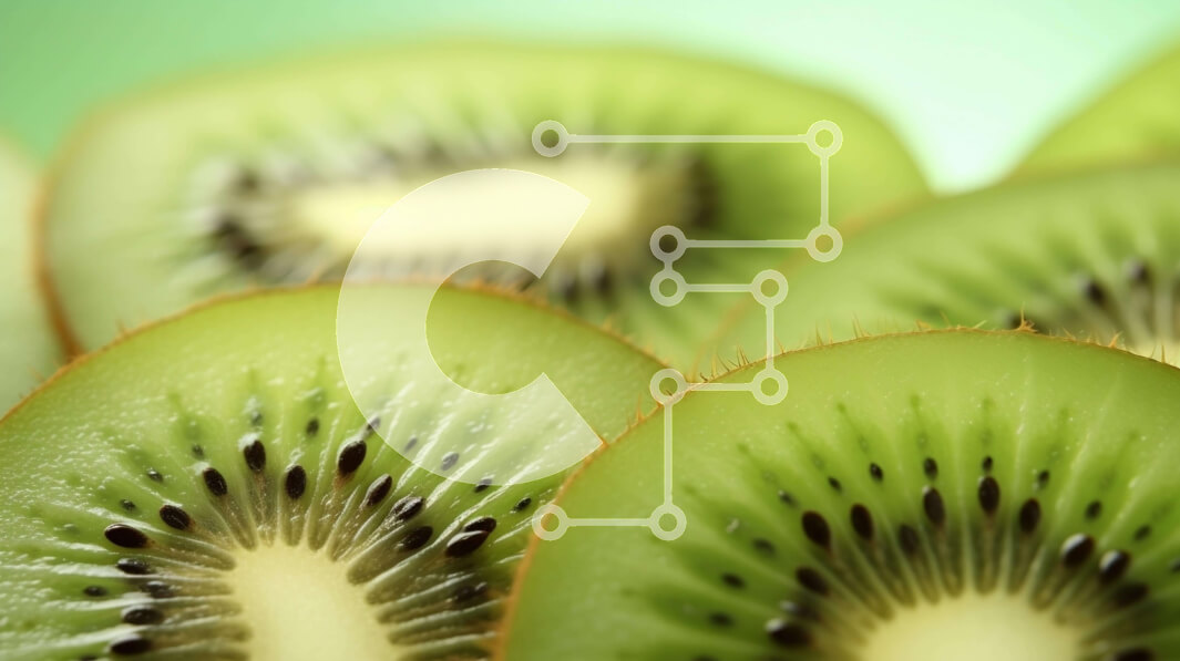 Intra Συλλεκτικό Ξύλινο Παζλ Plywood  4mm - Κοντινό πλάνο τεμαχισμένου ακτινιδίου Σε Ξύλινο Κουτί - Διαστάσεις: 10x10 cm – 25 κομμάτια