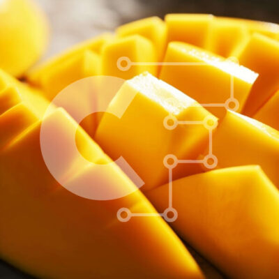 Intra Συλλεκτικό Ξύλινο Παζλ Plywood  4mm - Μάνγκο σε φέτες και ανάμεικτα φρούτα Σε Ξύλινο Κουτί - Διαστάσεις: 10x10 cm – 25 κομμάτια - Image 1