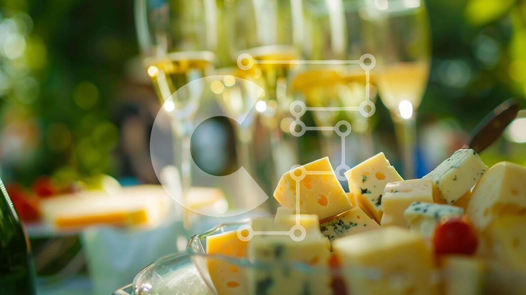 Intra Συλλεκτικό Ξύλινο Παζλ Plywood  4mm - Πιατέλα τυριών και κρασιού για υπαίθρια τραπεζαρία Σε Ξύλινο Κουτί - Διαστάσεις: 10x10 cm – 25 κομμάτια