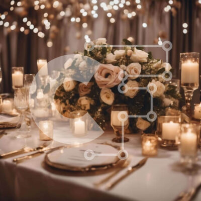 Intra Συλλεκτικό Ξύλινο Παζλ Plywood  4mm - Κομψή ρύθμιση τραπεζαρίας Σε Ξύλινο Κουτί - Διαστάσεις: 10x10 cm – 25 κομμάτια - Image 1