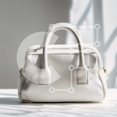 Intra Συλλεκτικό Ξύλινο Παζλ Plywood  4mm - Λευκή τσάντα στο τραπέζι με το φως του ήλιου Σε Ξύλινο Κουτί - Διαστάσεις: 10x10 cm – 25 κομμάτια - Image 1