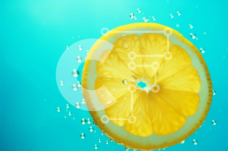 Intra Συλλεκτικό Ξύλινο Παζλ Plywood  4mm - Φέτα λεμονιού σε νερό Σε Ξύλινο Κουτί - Διαστάσεις: 10x10 cm – 25 κομμάτια