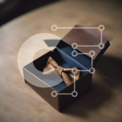 Intra Συλλεκτικό Ξύλινο Παζλ Plywood  4mm - Καφέ παπιγιόν σε ανοιχτό κουτί Σε Ξύλινο Κουτί - Διαστάσεις: 10x10 cm – 25 κομμάτια - Image 1