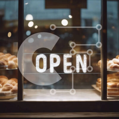 Intra Συλλεκτικό Ξύλινο Παζλ Plywood  4mm - Εμφάνιση παραθύρου αρτοποιείου με ντόνατς Σε Ξύλινο Κουτί - Διαστάσεις: 10x10 cm – 25 κομμάτια - Image 1