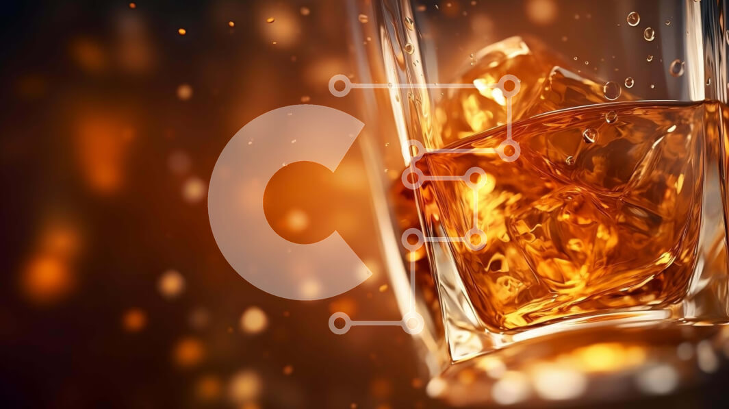 Intra Συλλεκτικό Ξύλινο Παζλ Plywood  4mm - Ποτήρι ουίσκι με παγάκια Σε Ξύλινο Κουτί - Διαστάσεις: 10x10 cm – 25 κομμάτια