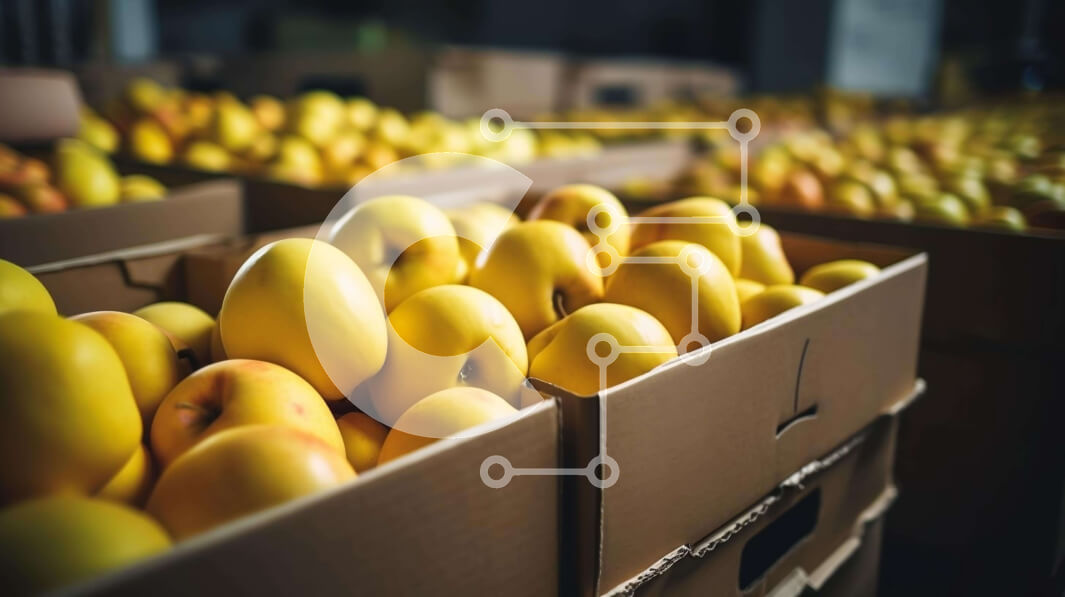 Intra Συλλεκτικό Ξύλινο Παζλ Plywood  4mm - Κουτιά από χαρτόνι με μάνγκο και διάφορα φρούτα Σε Ξύλινο Κουτί - Διαστάσεις: 10x10 cm – 25 κομμάτια