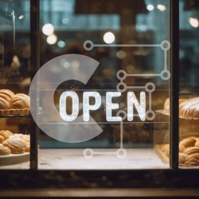 Intra Συλλεκτικό Ξύλινο Παζλ Plywood  4mm - Εμφάνιση παραθύρου αρτοποιείου Σε Ξύλινο Κουτί - Διαστάσεις: 10x10 cm – 25 κομμάτια - Image 1