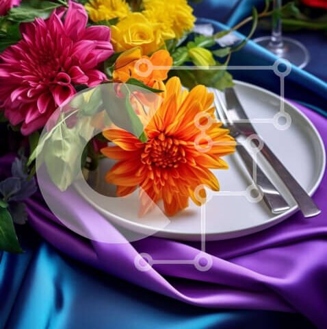 Intra Συλλεκτικό Ξύλινο Παζλ Plywood  4mm - Κομψή ρύθμιση τραπεζαρίας Σε Ξύλινο Κουτί - Διαστάσεις: 10x10 cm – 25 κομμάτια - Image 1