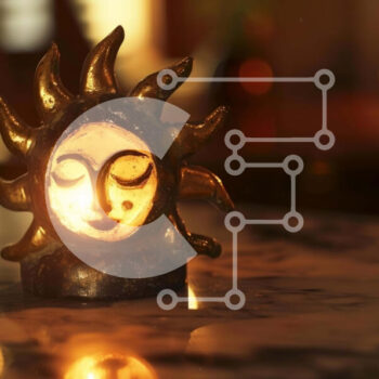 Intra Συλλεκτικό Ξύλινο Παζλ Plywood  4mm - Κερί σε σχήμα ήλιου φωτισμένο στο τραπέζι Σε Ξύλινο Κουτί - Διαστάσεις: 10x10 cm – 25 κομμάτια - Image 1