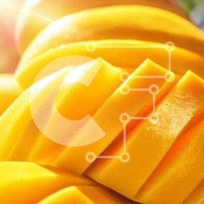 Intra Συλλεκτικό Ξύλινο Παζλ Plywood  4mm - Στοίβα από φρέσκες φέτες μάνγκο Σε Ξύλινο Κουτί - Διαστάσεις: 10x10 cm – 25 κομμάτια - Image 1