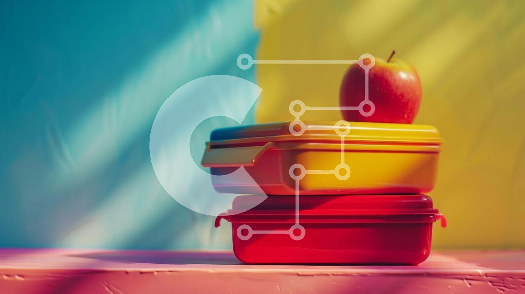 Intra Συλλεκτικό Ξύλινο Παζλ Plywood  4mm - Πολύχρωμα στοιβαγμένα κουτιά γεύματος με το Apple Σε Ξύλινο Κουτί - Διαστάσεις: 10x10 cm – 25 κομμάτια