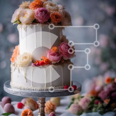 Intra Συλλεκτικό Ξύλινο Παζλ Plywood  4mm - Πολυτελής τούρτα τριών επιπέδων Σε Ξύλινο Κουτί - Διαστάσεις: 10x10 cm – 25 κομμάτια - Image 1