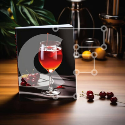 Intra Συλλεκτικό Ξύλινο Παζλ Plywood  4mm - Ποτήρι υγρό με κεράσια και λεμόνια Σε Ξύλινο Κουτί - Διαστάσεις: 10x10 cm – 25 κομμάτια - Image 1