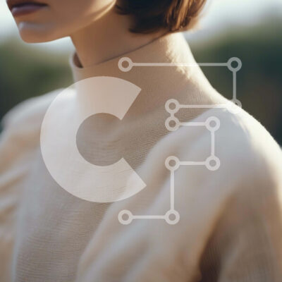 Intra Συλλεκτικό Ξύλινο Παζλ Plywood  4mm - Μανεκέν με κατάλευκο πουλόβερ με ζιβάγκο Σε Ξύλινο Κουτί - Διαστάσεις: 10x10 cm – 25 κομμάτια - Image 1