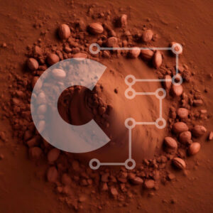 Intra Συλλεκτικό Ξύλινο Παζλ Plywood  4mm - Σοκολάτα σε σκόνη και ξηρούς καρπούς για την παρασκευή λαχταριστών επιδορπίων Σε Ξύλινο Κουτί - Διαστάσεις: 10x10 cm – 25 κομμάτια