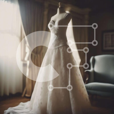 Intra Συλλεκτικό Ξύλινο Παζλ Plywood  4mm - Νυφικό μανεκέν σε φωτεινό δωμάτιο Σε Ξύλινο Κουτί - Διαστάσεις: 10x10 cm – 25 κομμάτια - Image 1