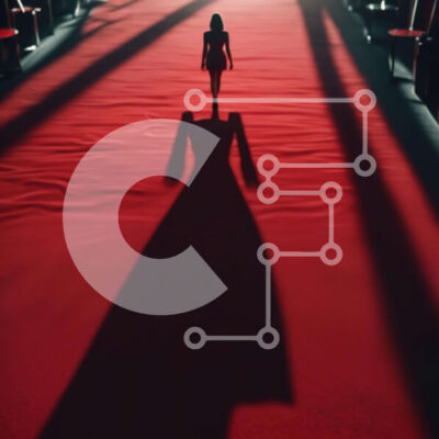 Intra Συλλεκτικό Ξύλινο Παζλ Plywood  4mm - Γυναίκα που περπατά στο κόκκινο χαλί Σε Ξύλινο Κουτί - Διαστάσεις: 10x10 cm – 25 κομμάτια - Image 1