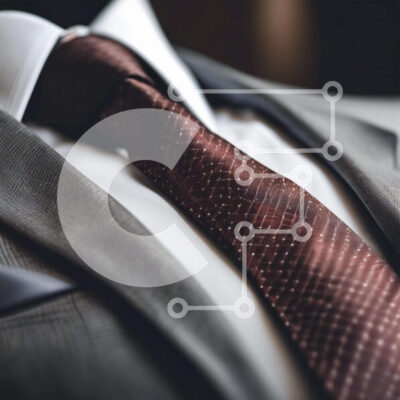 Intra Συλλεκτικό Ξύλινο Παζλ Plywood  4mm - Κόκκινη γραβάτα με κομψό κοστούμι Σε Ξύλινο Κουτί - Διαστάσεις: 10x10 cm – 25 κομμάτια - Image 1