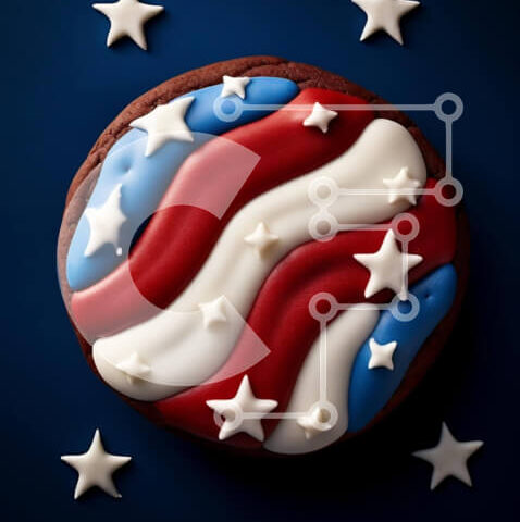 Intra Συλλεκτικό Ξύλινο Παζλ Plywood 4mm - Μπισκότο με Πατριωτικό Θέμα Σε Ξύλινο Κουτί - Διαστάσεις: 10x10 cm – 25 κομμάτια - Image 1