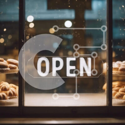 Intra Συλλεκτικό Ξύλινο Παζλ Plywood  4mm - Εμφάνιση παραθύρου αρτοποιείου με ντόνατς και αρτοσκευάσματα Σε Ξύλινο Κουτί - Διαστάσεις: 10x10 cm – 25 κομμάτια - Image 1