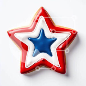 Intra Συλλεκτικό Ξύλινο Παζλ Plywood  4mm - Πατριωτικό μπισκότο σε σχήμα αστεριού Σε Ξύλινο Κουτί - Διαστάσεις: 10x10 cm – 25 κομμάτια