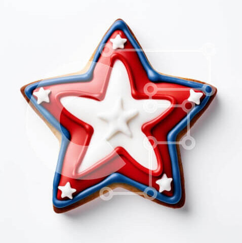 Intra Συλλεκτικό Ξύλινο Παζλ Plywood 4mm - Πατριωτικό μπισκότο σε σχήμα αστεριού Σε Ξύλινο Κουτί - Διαστάσεις: 10x10 cm – 25 κομμάτια - Image 1