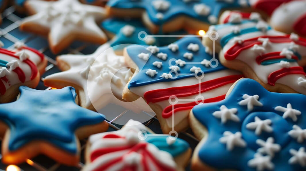 Intra Συλλεκτικό Ξύλινο Παζλ Plywood  4mm - Ομάδα διακοσμημένων μπισκότων Σε Ξύλινο Κουτί - Διαστάσεις: 10x10 cm – 25 κομμάτια