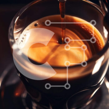 Intra Συλλεκτικό Ξύλινο Παζλ Plywood  4mm - Φρεσκοχυμένος καφές σε ένα ποτήρι Σε Ξύλινο Κουτί - Διαστάσεις: 10x10 cm – 25 κομμάτια - Image 1