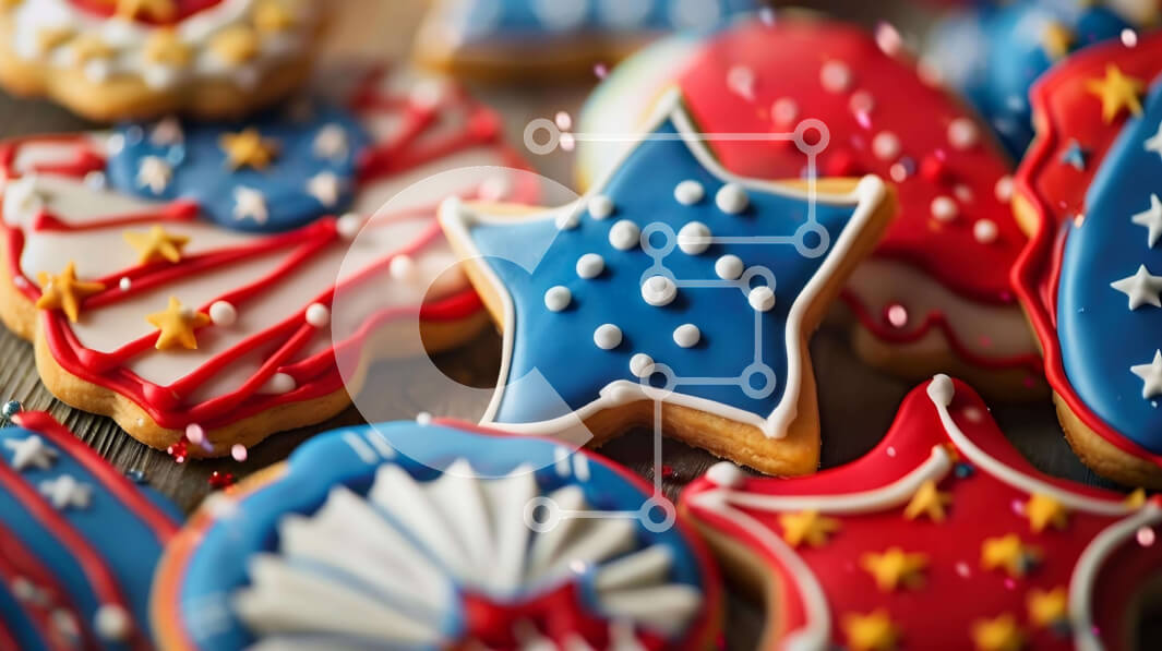 Intra Συλλεκτικό Ξύλινο Παζλ Plywood  4mm - Συλλογή πατριωτικών μπισκότων Σε Ξύλινο Κουτί - Διαστάσεις: 10x10 cm – 25 κομμάτια