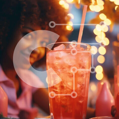 Intra Συλλεκτικό Ξύλινο Παζλ Plywood  4mm - Γυναίκα στο υπαίθριο τραπέζι φαγητού Σε Ξύλινο Κουτί - Διαστάσεις: 10x10 cm – 25 κομμάτια - Image 1