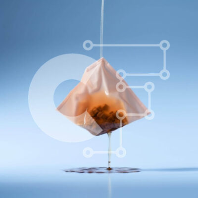 Intra Συλλεκτικό Ξύλινο Παζλ Plywood  4mm - Υγρό που στάζει φακελάκι τσαγιού από την οροφή Σε Ξύλινο Κουτί - Διαστάσεις: 10x10 cm – 25 κομμάτια - Image 1