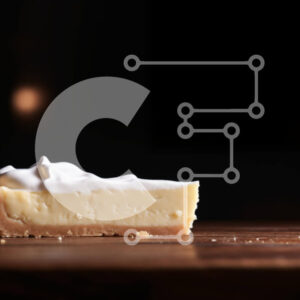 Intra Συλλεκτικό Ξύλινο Παζλ Plywood  4mm - Cheesecake σε ξύλινο τραπέζι με κεριά Σε Ξύλινο Κουτί - Διαστάσεις: 10x10 cm – 25 κομμάτια