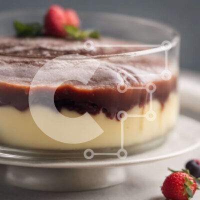 Intra Συλλεκτικό Ξύλινο Παζλ Plywood  4mm - Κομψό επιδόρπιο σοκολάτας με φρέσκες φράουλες Σε Ξύλινο Κουτί - Διαστάσεις: 10x10 cm – 25 κομμάτια - Image 1