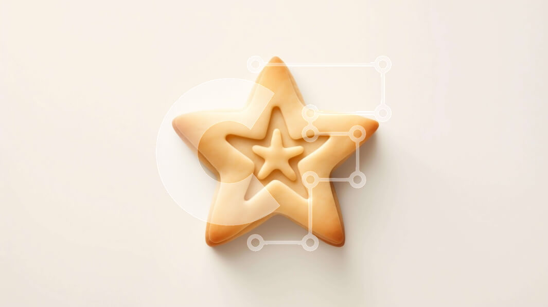 Intra Συλλεκτικό Ξύλινο Παζλ Plywood  4mm - Μπισκότο σε σχήμα αστεριού για διακόσμηση ή ορεκτικό Σε Ξύλινο Κουτί - Διαστάσεις: 10x10 cm – 25 κομμάτια