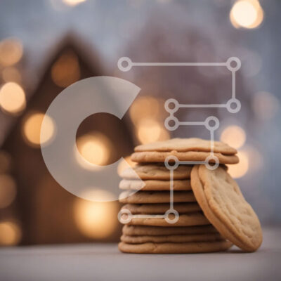 Intra Συλλεκτικό Ξύλινο Παζλ Plywood  4mm - Στοίβα από μπισκότα και μελόψωμο σε φωτισμένο φόντο Σε Ξύλινο Κουτί - Διαστάσεις: 10x10 cm – 25 κομμάτια - Image 1