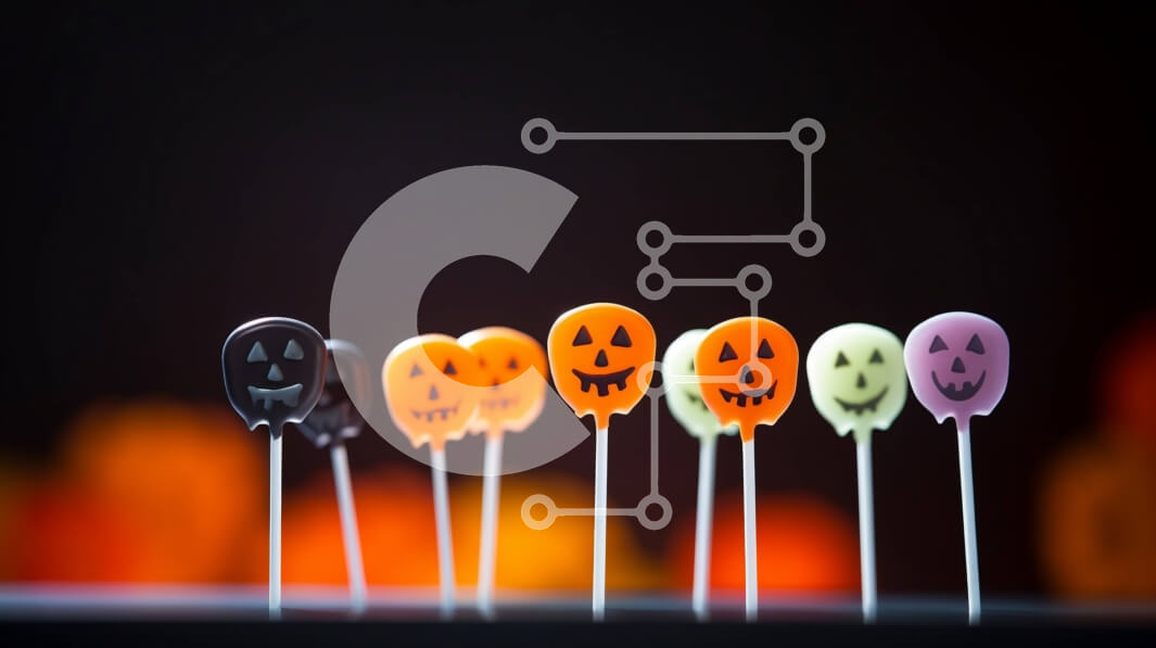 Intra Συλλεκτικό Ξύλινο Παζλ Plywood  4mm - Πολύχρωμα γλειφιτζούρια σε σχήμα κολοκύθας σε ξυλάκια Σε Ξύλινο Κουτί - Διαστάσεις: 10x10 cm – 25 κομμάτια