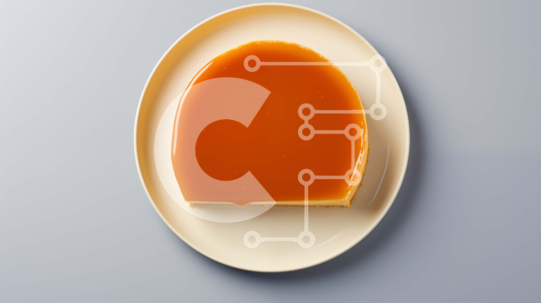 Intra Συλλεκτικό Ξύλινο Παζλ Plywood  4mm - Νόστιμο κομμάτι κέικ με σάλτσα καραμέλας Σε Ξύλινο Κουτί - Διαστάσεις: 10x10 cm – 25 κομμάτια - Image 1