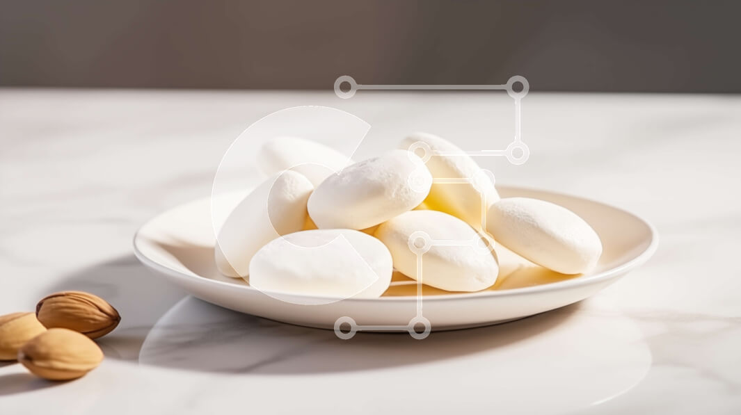 Intra Συλλεκτικό Ξύλινο Παζλ Plywood  4mm - Μπολ με αμύγδαλα και καρύδια στο τραπέζι Σε Ξύλινο Κουτί - Διαστάσεις: 10x10 cm – 25 κομμάτια