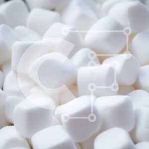 Intra Συλλεκτικό Ξύλινο Παζλ Plywood  4mm - Σωρός από White Marshmallows Σε Ξύλινο Κουτί - Διαστάσεις: 10x10 cm – 25 κομμάτια
