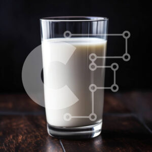 Intra Συλλεκτικό Ξύλινο Παζλ Plywood  4mm - Ποτήρι γάλα σε ξύλινο τραπέζι Σε Ξύλινο Κουτί - Διαστάσεις: 10x10 cm – 25 κομμάτια