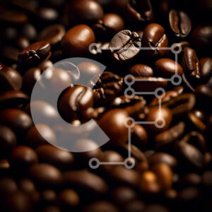 Intra Συλλεκτικό Ξύλινο Παζλ Plywood  4mm - Κοντινό πλάνο κόκκων καφέ - σκούρο φόντο Σε Ξύλινο Κουτί - Διαστάσεις: 10x10 cm – 25 κομμάτια