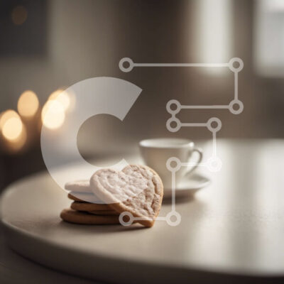 Intra Συλλεκτικό Ξύλινο Παζλ Plywood  4mm - Μπισκότα και τσάι σε σχήμα καρδιάς Σε Ξύλινο Κουτί - Διαστάσεις: 10x10 cm – 25 κομμάτια - Image 1