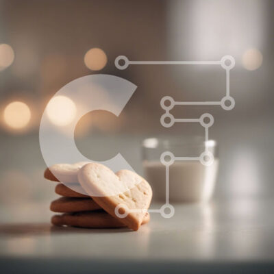 Intra Συλλεκτικό Ξύλινο Παζλ Plywood  4mm - Μπισκότα σε σχήμα καρδιάς με φρούτα και γάλα Σε Ξύλινο Κουτί - Διαστάσεις: 10x10 cm – 25 κομμάτια - Image 1