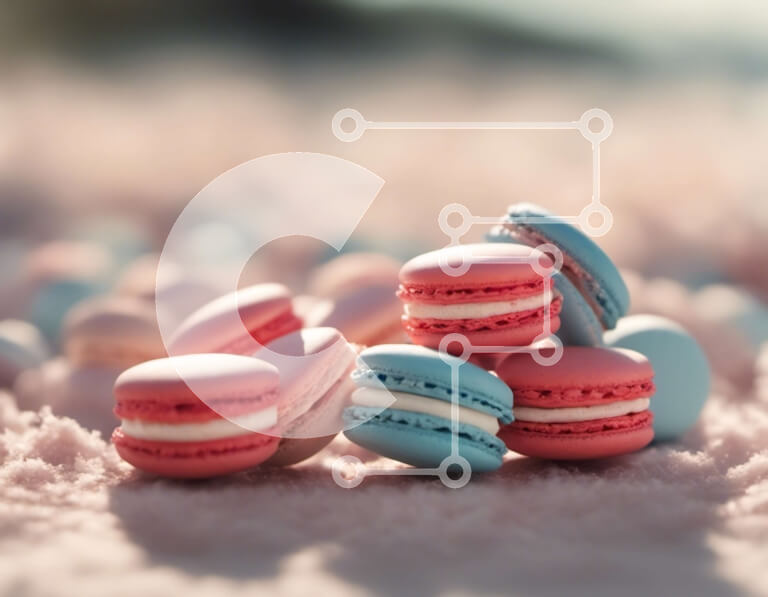 Intra Συλλεκτικό Ξύλινο Παζλ Plywood  4mm - Πολύχρωμα αμυγδαλωτά στο χιονισμένο έδαφος Σε Ξύλινο Κουτί - Διαστάσεις: 10x10 cm – 25 κομμάτια