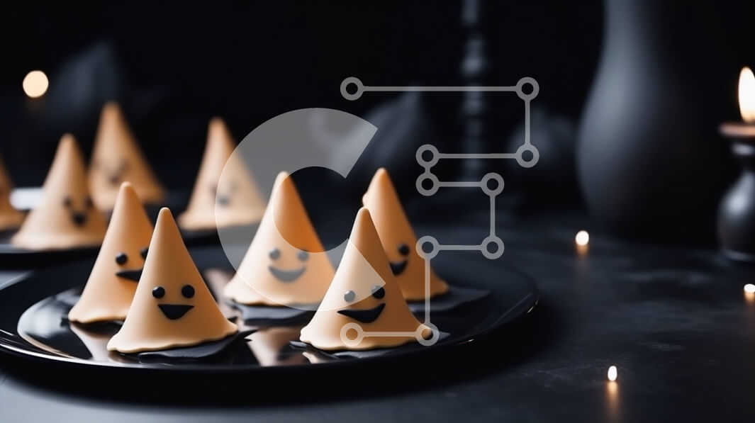 Intra Συλλεκτικό Ξύλινο Παζλ Plywood  4mm - Μπισκότα σε σχήμα φαντασμάτων για αποκριάτικα πάρτι και γιορτές Σε Ξύλινο Κουτί - Διαστάσεις: 10x10 cm – 25 κομμάτια