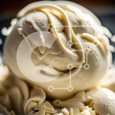 Intra Συλλεκτικό Ξύλινο Παζλ Plywood  4mm - Λαχταριστό παγωτό βανίλια με πασπάλισμα σοκολάτας Σε Ξύλινο Κουτί - Διαστάσεις: 10x10 cm – 25 κομμάτια - Image 1