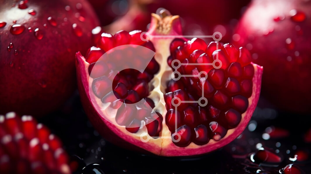 Intra Συλλεκτικό Ξύλινο Παζλ Plywood  4mm - Κοντινό πλάνο ενός ώριμου ροδιού με εκτεθειμένους σπόρους Σε Ξύλινο Κουτί - Διαστάσεις: 10x10 cm – 25 κομμάτια